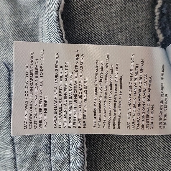 Bebe Patch Jean Jacket with Side Pockets, Size: M - Picture 6 of 12